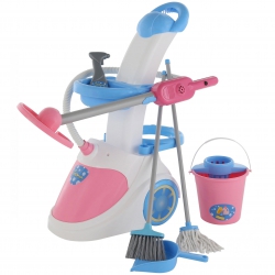 Wader cleaning trolley set with hoover