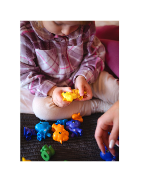 WOOPIE Zestaw Edukacyjnych jednorożców "Dopasuj Literki" 13 el.