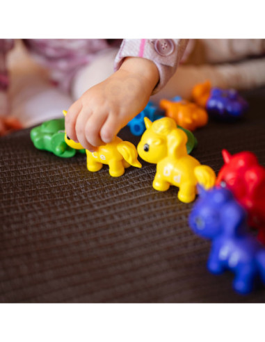 WOOPIE Zestaw Edukacyjnych jednorożców "Dopasuj Literki" 13 el.