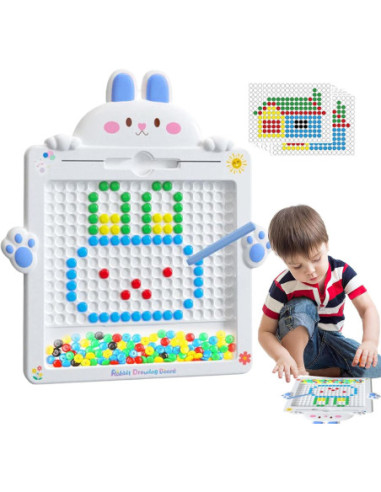 WOOPIE Talbica Magnetyczna Królik Niebieska 6szt.