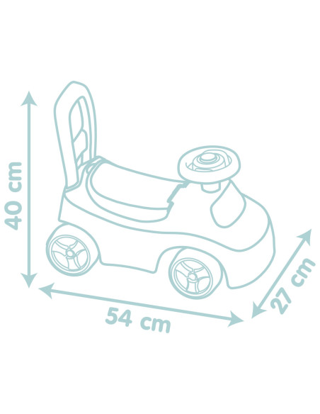 SMOBY Little Jeździk Pchacz Odpychacz z Klaksonem