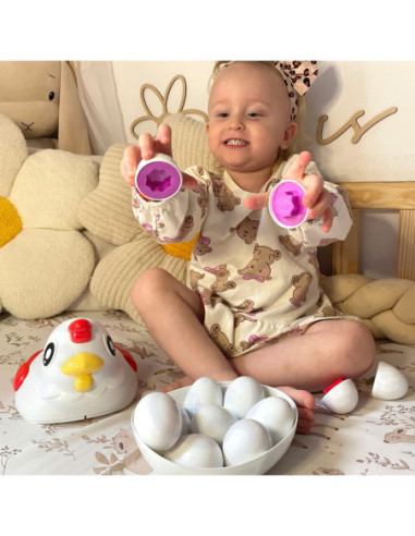 WOOPIE Kura Montessori Sorter Kształtów