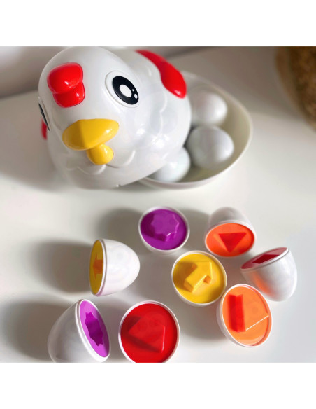 WOOPIE Kura Montessori Sorter Kształtów