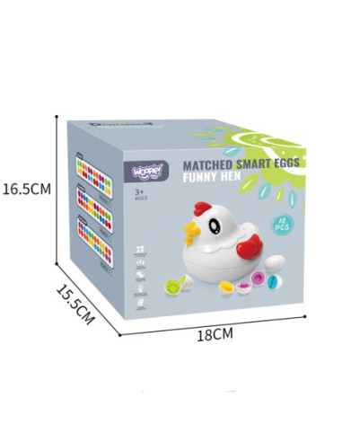 WOOPIE Kura Montessori Sorter Kształtów