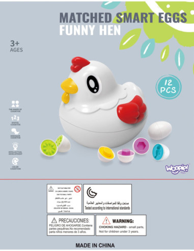 WOOPIE Kura Montessori Sorter Kształtów