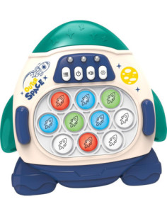 WOOPIE Gra POP IT Elektroniczna Antystresowa Zręcznościowa Rakieta blue 2