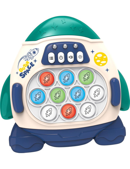 WOOPIE Gra POP IT Elektroniczna Antystresowa Zręcznościowa Rakieta blue