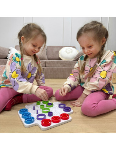 WOOPIE Strategiczna Gra Logiczna Trening Mózgu Kółko i Krzyżyk 36 el.