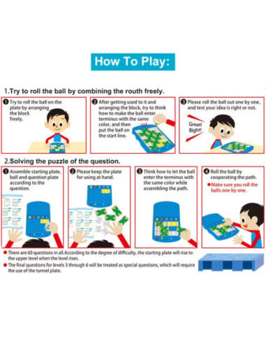 WOOPIE Gra Strategiczna Trening Mózgu "Labirynt Logiczny"