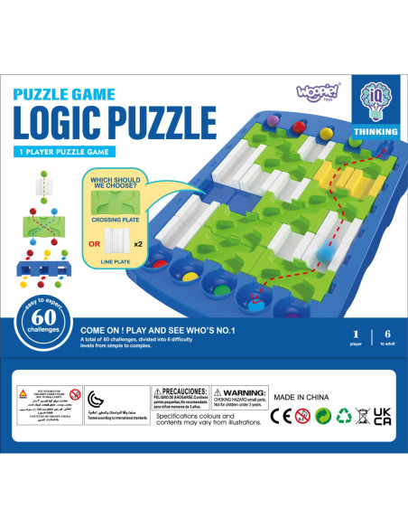 WOOPIE Gra Strategiczna Trening Mózgu "Labirynt Logiczny"