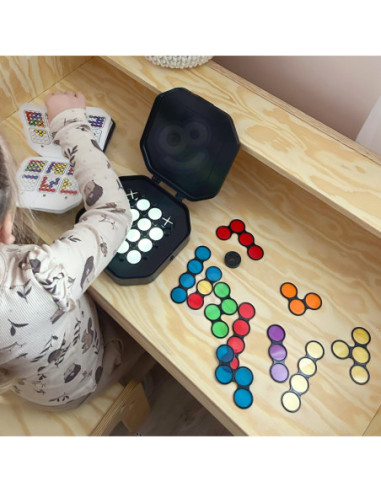 WOOPIE Gra "Ułóż Wzór" Trening Mózgu Nauka Mieszania Kolorów