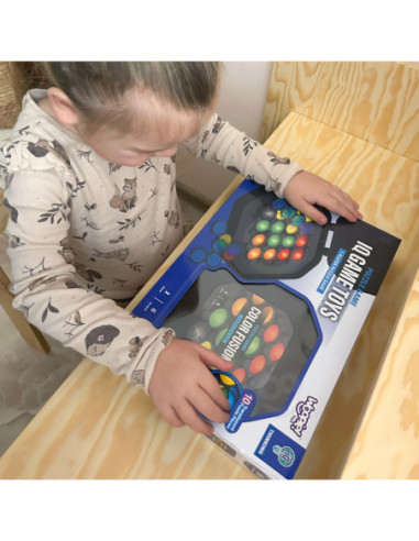 WOOPIE Gra "Ułóż Wzór" Trening Mózgu Nauka Mieszania Kolorów