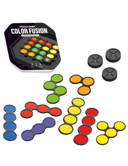 WOOPIE Gra "Ułóż Wzór" Trening Mózgu Nauka Mieszania Kolorów