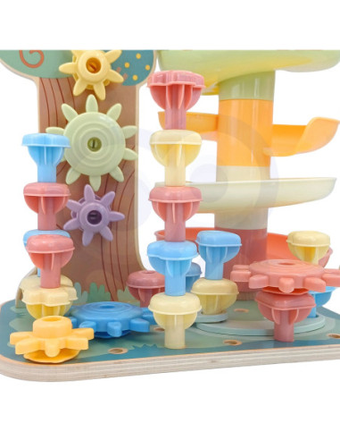 WOOPIE GREEN Drzewko Aktywności Kulodrom Montessori 4w1