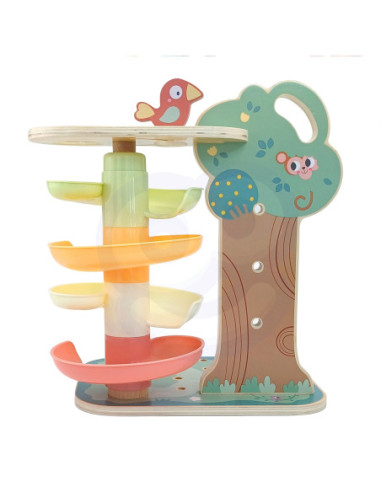 WOOPIE GREEN Drzewko Aktywności Kulodrom Montessori 4w1