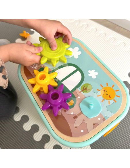 WOOPIE GREEN Układanka Montessori Kołki w Pudełku Stosy Nawlekanka