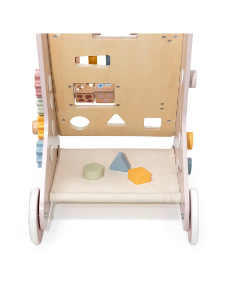 VIGA PolarB Drewniany Pchacz Chodzik Różowy Edukacyjny