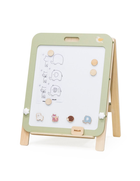 VIGA PolarB Rosnąca Drewniana Tablica Kredowa Suchościeralna Magnetyczna