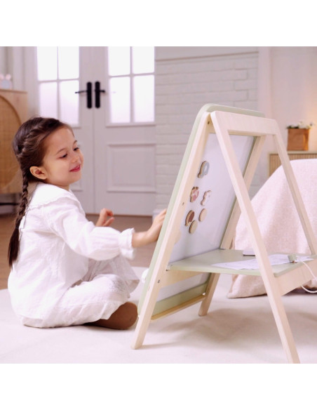 VIGA PolarB Rosnąca Drewniana Tablica Kredowa Suchościeralna Magnetyczna