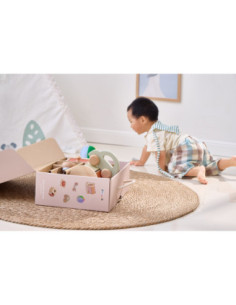 VIGA Zestaw Zabawek Edukacyjnych Pudełko Box od 6 miesiąca do 12 miesiąca 2