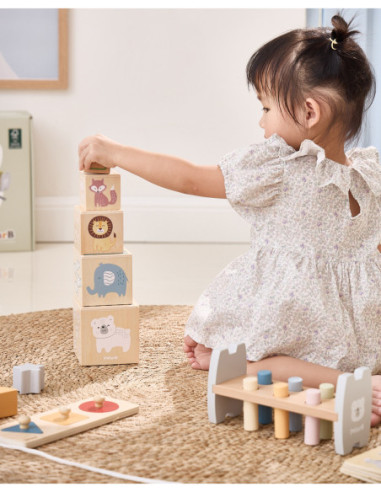 VIGA Zestaw Zabawek Edukacyjnych Pudełko Box od 12 miesiąca do 18 miesiąca