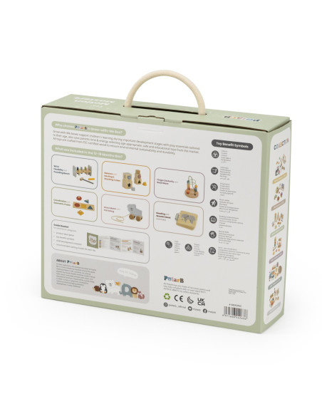 VIGA Zestaw Zabawek Edukacyjnych Pudełko Box od 12 miesiąca do 18 miesiąca