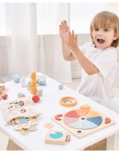 VIGA Zestaw Zabawek Edukacyjnych Pudełko Box od 36 miesiąca