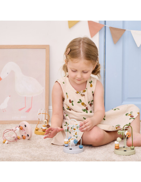 VIGA PolarB Drewniany Poręczny Labirynt Przeplatanka Pętla Motoryczna 1szt