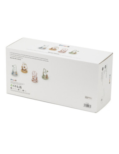 VIGA PolarB Drewniany Poręczny Labirynt Przeplatanka Pętla Motoryczna 1szt