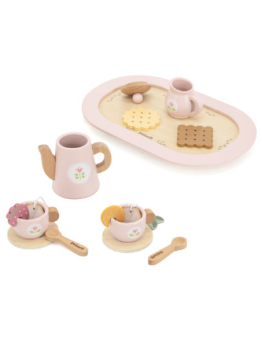 VIGA PolarB Drewniany Zestaw do Herbaty