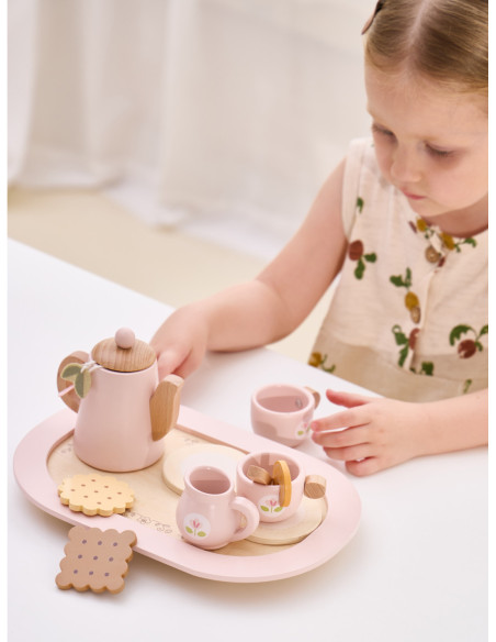 VIGA PolarB Drewniany Zestaw do Herbaty