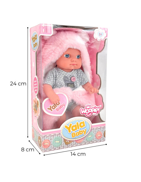 WOOPIE ROYAL Różowa lalka bobas