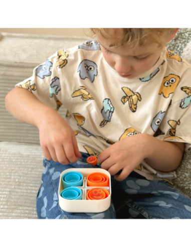 WOOPIE Przenośna Gra Logiczna Kółko i Krzyżyk w Pudełku