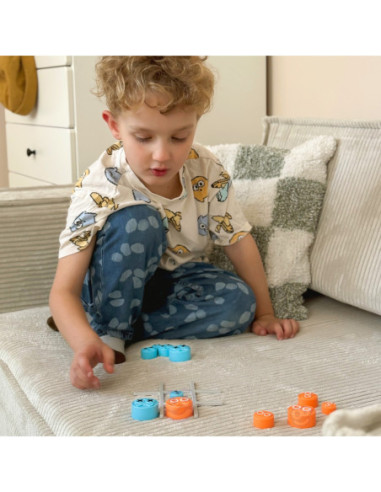 WOOPIE Przenośna Gra Logiczna Kółko i Krzyżyk w Pudełku