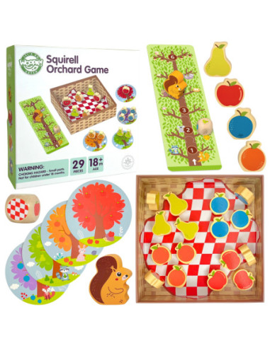 WOOPIE GREEN Wiewiórka w Sadzie Gra Planszowa Rodzinna