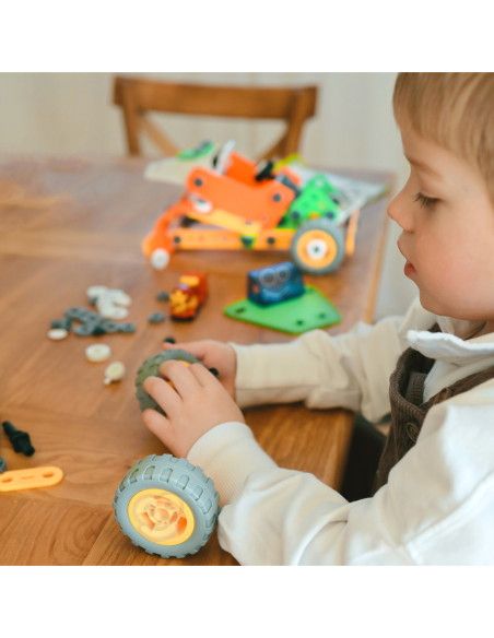 WOOPIE Zestaw Klocki Konstrukcyjne Pojazdy STEM 163 el.