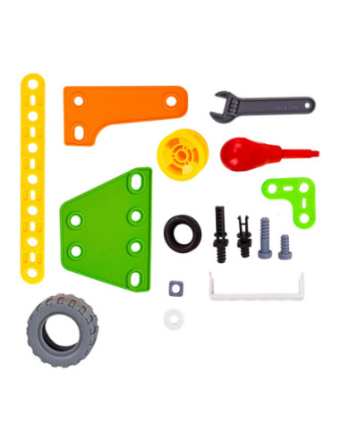 WOOPIE Zestaw Klocki Konstrukcyjne Pojazdy STEM 163 el.