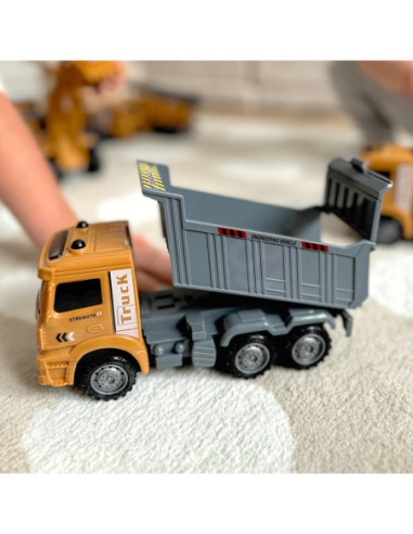 WOOPIE Zestaw Auta Budowlane 6w1