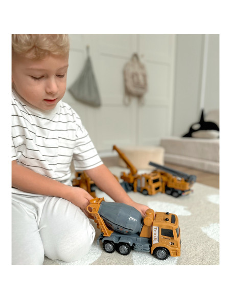 WOOPIE Zestaw Auta Budowlane 6w1