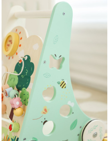 Classic World Drewniany Pchacz Multifunkcyjny 8w1 "Leśny Chodzik"