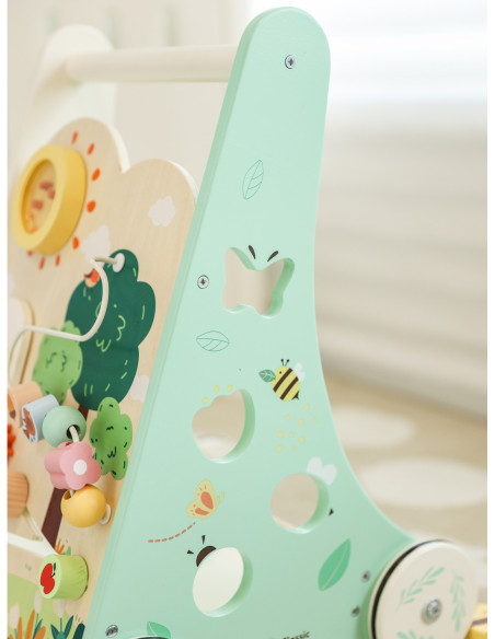 Classic World Drewniany Pchacz Multifunkcyjny 8w1 "Leśny Chodzik"