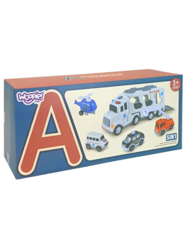 Duży Zestaw Ratunkowy Ciężarówka+4 Auta