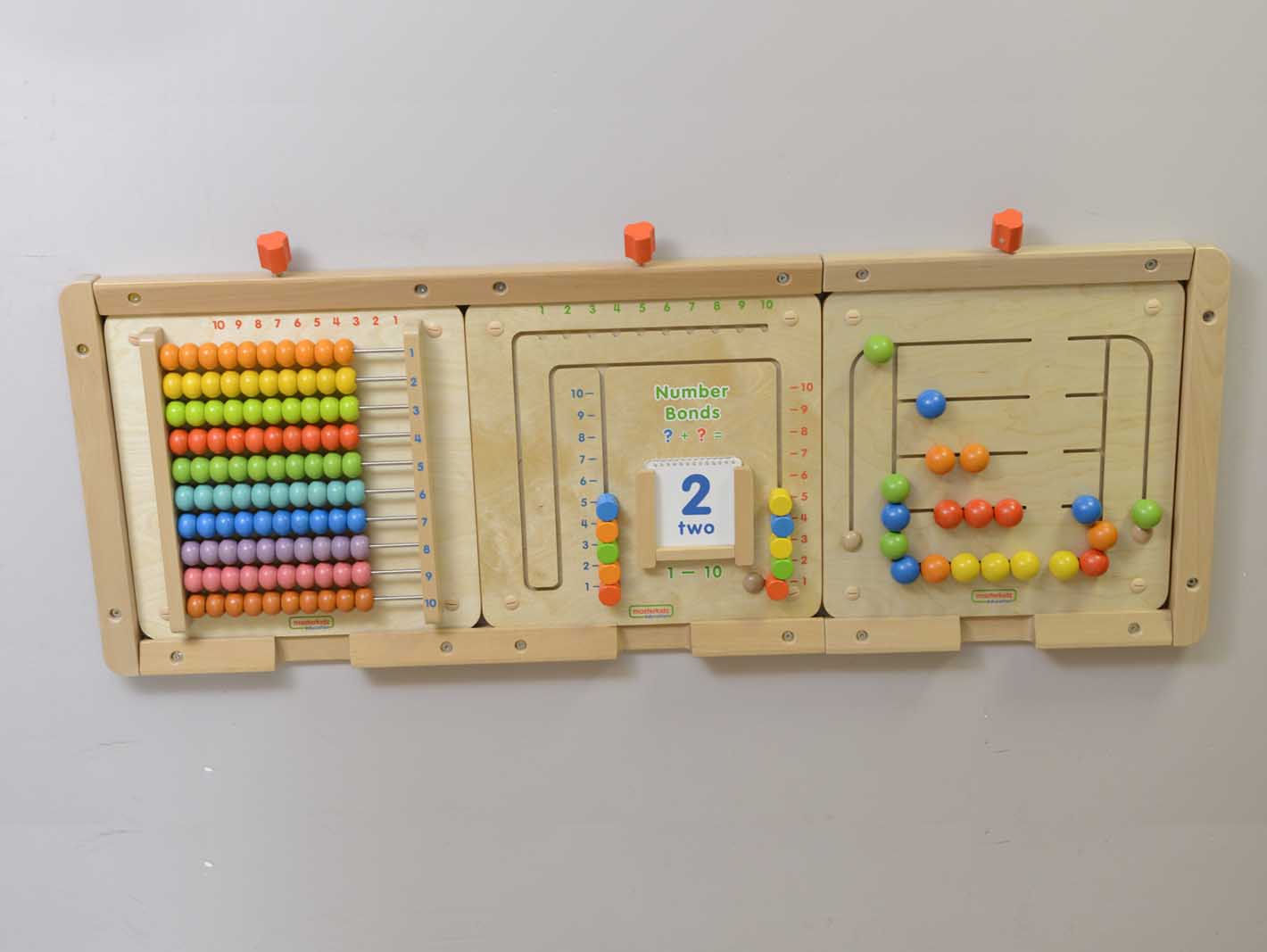 Górna i dolna belka do montażu 1 tablicy edukacyjnej flex