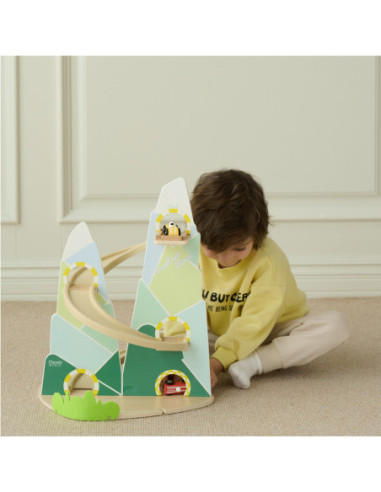 CLASSIC WORLD Drewniany Tor Samochodowy "Górski Wyścig"