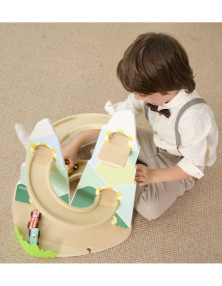 CLASSIC WORLD Drewniany Tor Samochodowy "Górski Wyścig"