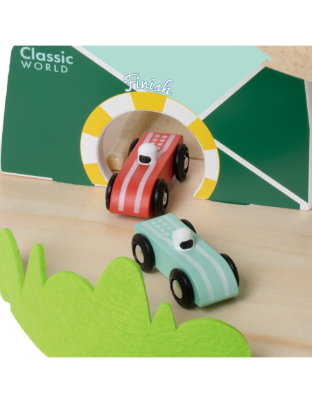 CLASSIC WORLD Drewniany Tor Samochodowy "Górski Wyścig"