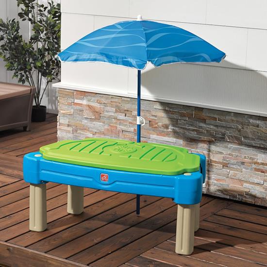 Step2 Aqua-Sand Paradise - stół wodny 2w1 z parasolem