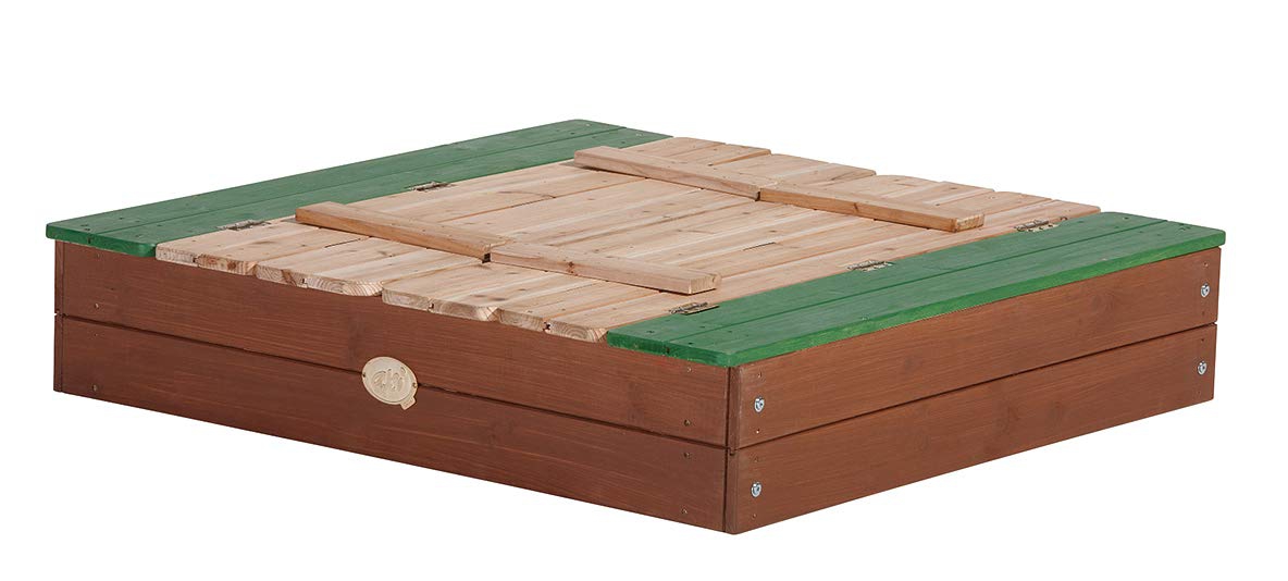 Ella sandpit wooden sandbox with benches