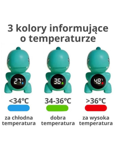 WOOPIE Termometr Do Mierzenia Temperatury Wody Niebieski