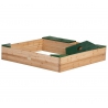 AXI Wooden Sandbox + Accessory Storage + Tarpaulin